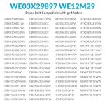 GE/Hotpoint Dryer Belt Replacement WE03X29897