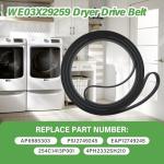 GE Dryer Drive Belt WE03X29259 Replacement Part