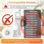 Dryer Repair Kit for GE Dryers - 4 Parts