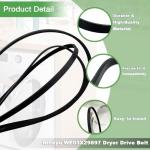 2-Pack WE03X29897 Dryer Drive Belts for GE