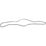 Chamixx 87" Dryer Drum Belt for GE Frigidaire