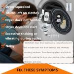 Dryer Drum Bearing Replacement Kit for GE Hotpoint