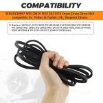 Blutoget Dryer Drum Drive Belt for GE Hotpoint