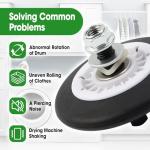 Dryer Roller Repair Kit with Belt - 4 Pieces