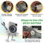 Samsung Washer Drain Pump Motor DC31-00178A