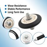 Dryer Drum Roller Kit with Belt & Pulley