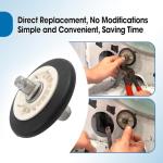 Dryer Drum Roller Kit with Belt & Pulley