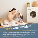 4-Piece Dryer Roller Kit for GE Models