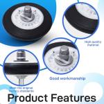 Dryer Drum Roller Replacement Kit for GE Dryers
