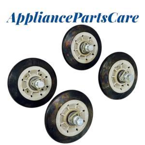GE Dryer Drum Support Roller Set – 4 Pack