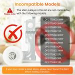 GE Dryer Repair Kit - Roller, Belt, Pulley