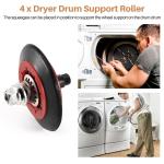 AEE6 Dryer Drum Roller Assembly 4-Pack