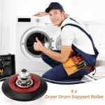 AEE6 Dryer Drum Roller Assembly 4-Pack