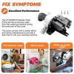 Washer Drain Pump for Whirlpool Maytag Kenmore