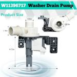 Washer Drain Pump W11396717 W11263349 for Whirlpool