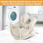 Washer Water Drain Pump for Whirlpool Kenmore Maytag