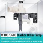 Washer Drain Pump Replacement for Whirlpool, Maytag, Kenmore