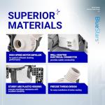 BlueStars Washer Drain Pump for Whirlpool & Kenmore