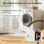 Whirlpool & Maytag Washer Lid Lock Assembly