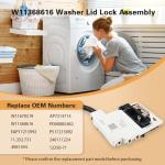Whirlpool & Maytag Washer Lid Lock Assembly