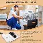 Whirlpool & Maytag Washer Lid Lock Assembly