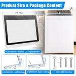 W11101504 Washer Lid Assembly for Whirlpool Maytag