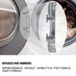 ZATUX W10208415 Dryer Washer Door Hinge Replacement