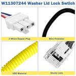 Washer Lid Lock Switch Assembly for Kenmore, Whirlpool
