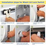 Washer Lid Lock Switch Assembly for Kenmore, Whirlpool