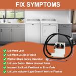 Washer Lid Lock Latch Assembly for Whirlpool & Maytag