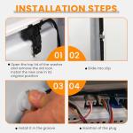 Washer Lid Lock Switch Replacement for Whirlpool Models