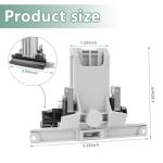 Black Dishwasher Door Latch Handle Replacement Parts