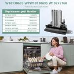 Black Dishwasher Door Latch Handle Replacement Parts