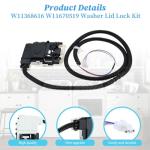 Washer Lid Lock Latch Assembly for Whirlpool & Maytag