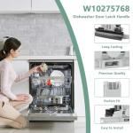 Black Dishwasher Door Latch Handle Replacement Parts