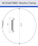 LG, Kenmore, Maytag Washer Door Boot Spring Clamp