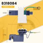 Washer Lid Switch Kit for Whirlpool Kenmore Maytag