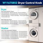 Maytag Dryer Knob Replacement W11675852