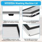 Maytag Washer Lid Assembly W11101504 W11256781