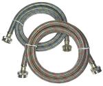 Stainless Steel Washing Machine Hoses - Burst Proof (2 Pack)