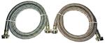 Stainless Steel Washing Machine Hoses - Burst Proof (2 Pack)
