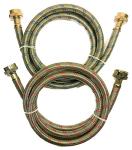 Stainless Steel Washing Machine Hoses - Burst Proof (2 Pack)