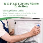 DRNEXT4 Washer Drain Hose for Whirlpool & Maytag