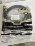 Whirlpool Maytag Amana 4-Foot Black Washer Hoses