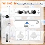 Whirlpool Maytag Washing Machine Suspension Rods (4PCS)