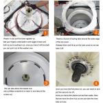 Washer Shaft Bearing Kit for Maytag, Whirlpool, Kenmore