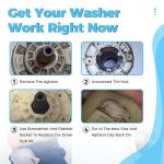 W10396887 & W10528947 Washing Machine Hub Kit 2 Pack