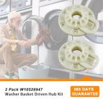 W10528947 Washer Basket Driven Hub Kit (2 Pack)
