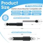 Washer Shock Absorber 4-Pack for Whirlpool and More