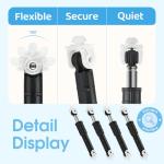 Washer Shock Absorber 4-Pack for Whirlpool and More